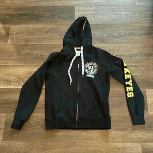 Iowa Hawkeye Zipper Hoodie Sweatshirt. Women’s size Small.
